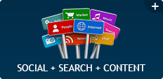 Social + Search + Content